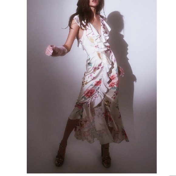 💖STUN KEEPSAKE SATIN LOVE ARROWS DRESS - Picture 10 of 15